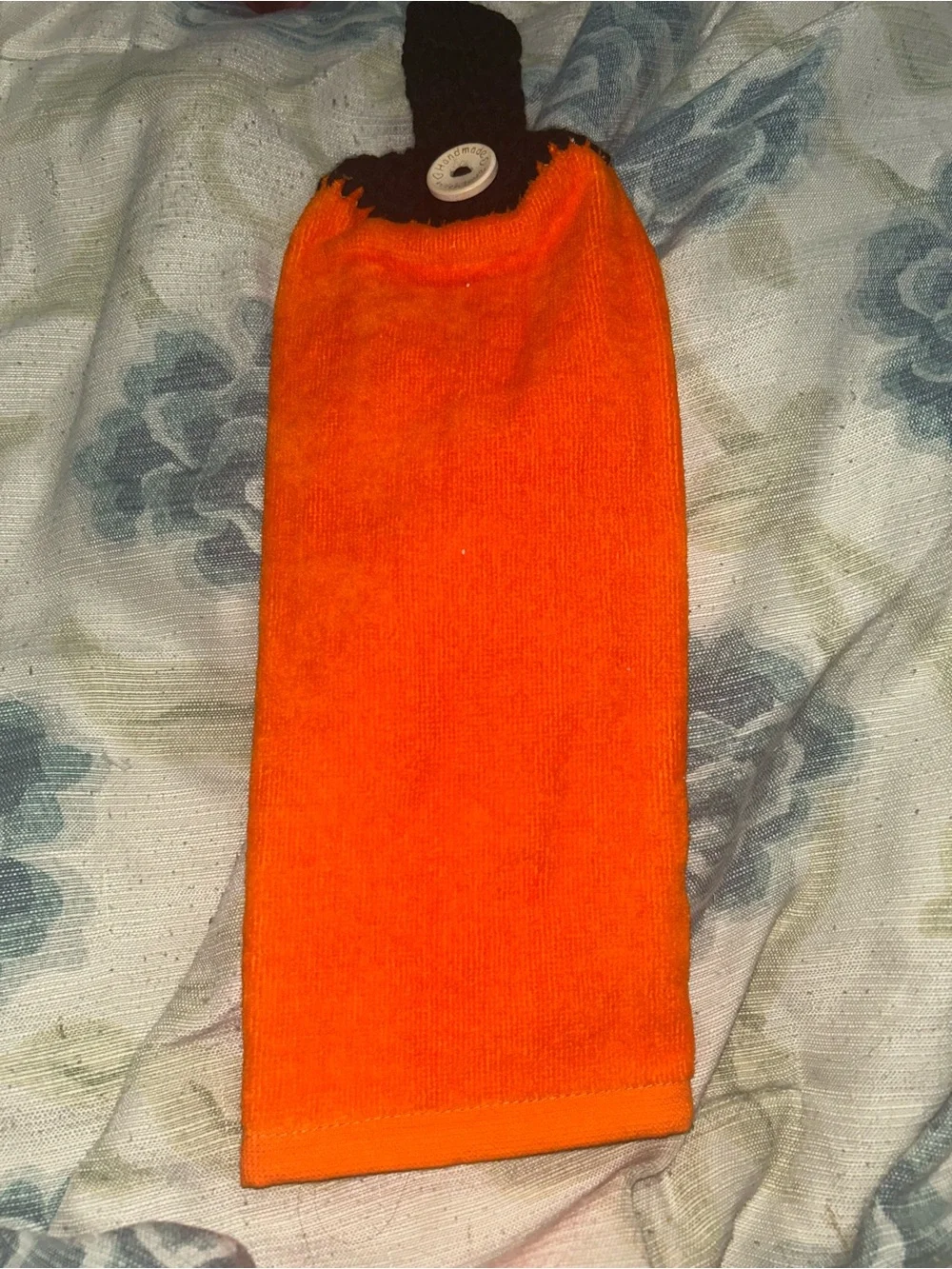 Orange Hanging Towel